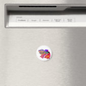 Kolibrie liefde magneet (Insitu (Vaatwasser))