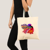 Kolibrie liefde tote bag (Voorkant (product))