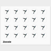 Kolibrie Liefhebber Ronde Sticker (Vel)