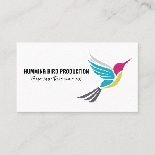 Kolibrie Logo Visitekaartje (Voorkant)