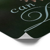 Kolibrie met Gezegde Poster (Hoek)