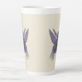Kolibrie met Hart Latte Mok (Voorkant)