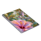 Kolibrie met Hibiscus Waterverf Notitieboek (Rechterzijde)