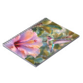 Kolibrie met Hibiscus Waterverf Notitieboek (Linkerzijde)