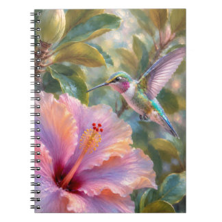 Kolibrie met Hibiscus Waterverf Notitieboek