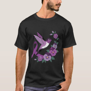 Kolibrie met paarse lint Heimerheimer Awa T-shirt