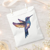 Kolibrie met Stary Night Sky Galaxy Bird Bedankzakje (Geknipt)