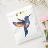 Kolibrie met Stary Night Sky Galaxy Bird Bedankzakje (Gezegeld)