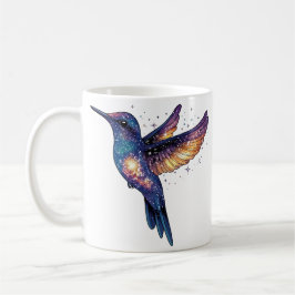 Kolibrie met Stary Night Sky Galaxy Bird Koffiemok