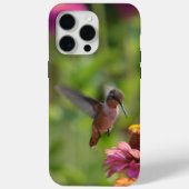 Kolibrie met Zinnia Bloemen Case-Mate iPhone Case (Achterkant)