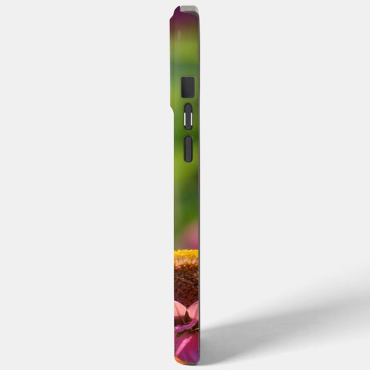 Kolibrie met Zinnia Bloemen Case-Mate iPhone Case (Achterkant / Links)