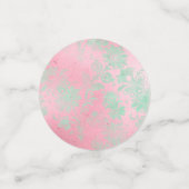 kolibrie Mint Groen Roze Goud Dank u Confetti (Kleine voorkant)