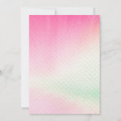 kolibrie motief bruiloft kaart (Achterkant)