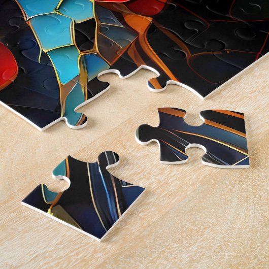 Kolibrie Mozaïek Ontwerp puzzel Legpuzzel (Zijkant)