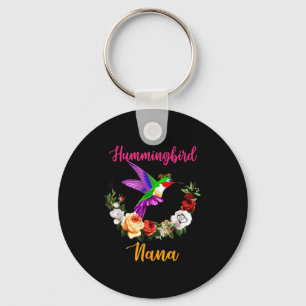 Kolibrie nana bloemrijke vogel vlinderdas liefhebb sleutelhanger