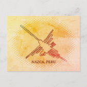 Kolibrie Nazca Geoglyph, Peru Briefkaart (Voorkant)