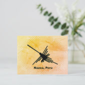 Kolibrie Nazca Geoglyph, Peru Briefkaart (Staand voorkant)