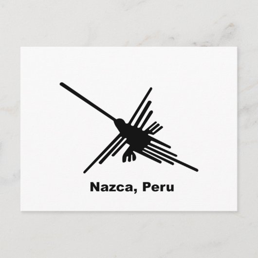 Kolibrie Nazca, Peru Briefkaart (Voorkant)