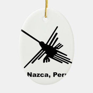 Kolibrie Nazca, Peru Keramisch Ornament