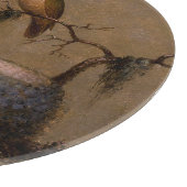 Kolibrie nest Victoriaans hoofd schilderen Snijplank (Hoek)