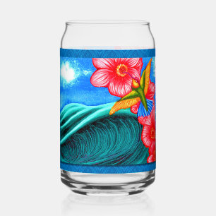 Kolibrie Oceaan  Blikvorm Glas