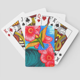 Kolibrie Oceaan  Pokerkaarten