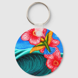 Kolibrie Oceaan Sleutelhanger
