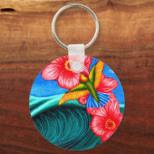 Kolibrie Oceaan Sleutelhanger (Voorkant)