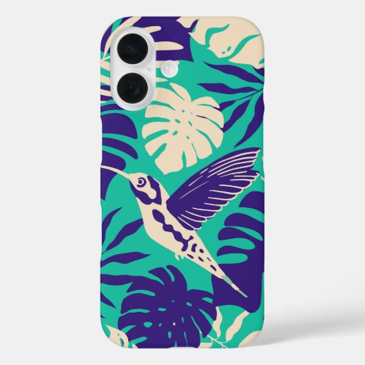 kolibrie-Oerwoud Case-Mate iPhone Case (Achterkant)