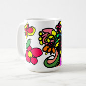 Kolibrie ontspant lente koffiemok (Voorkant links)