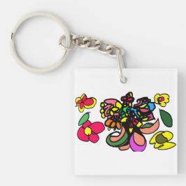 Kolibrie ontspant lente sleutelhanger
