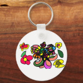 Kolibrie ontspant lente sleutelhanger (Voorkant)