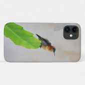 Kolibrie op Cactus Paddle Waterverf Style Art Case-Mate iPhone Case (Achterkant (horizontaal))