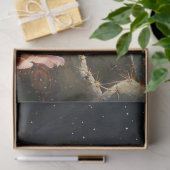 Kolibrie op een bloeiende cactus tissuepapier (Geschenk)