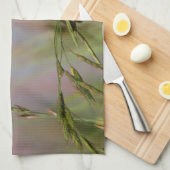 kolibrie op gras theedoek (Quarter Fold)