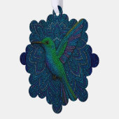 Kolibrie Ornament Kaart (Links)
