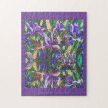 Kolibrie Paarse Puzzel