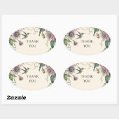 Kolibrie Passiebloem Dank Je Sticker (Vel)