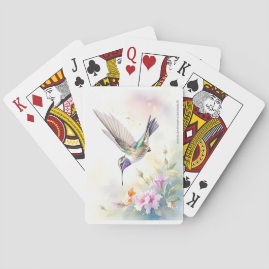 Kolibrie Pokerkaarten (Achterkant)