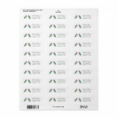 Kolibrie Retouradres Label (Full Sheet)