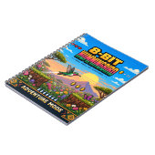 Kolibrie, Retro 8-Bit Pixelkunst Notitieboek (Linkerzijde)