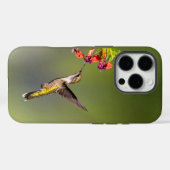 Kolibrie | Rode Bloemige Hoortelefoonhoes Moederda Case-Mate iPhone Case (Achterkant (horizontaal))