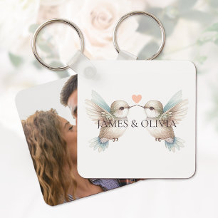 Kolibrie Romance Foto Naam Sleutelhanger 