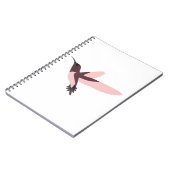 Kolibrie roze notitieboek (Linkerzijde)