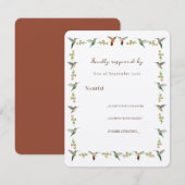 Kolibrie RSVP (Voorkant / Achterkant)