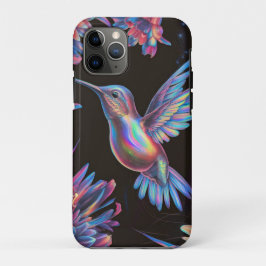 Kolibrie Schattige Floral Case-Mate iPhone Case