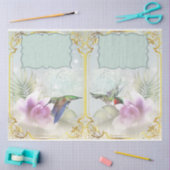 Kolibrie Serie Design 6 Tissuepapier (Craft)