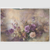 Kolibrie & , Shabby Chic Floral Tissuepapier (Voorkant)