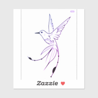 Kolibrie Sticker tatoeage stijl