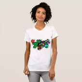 Kolibrie stijl  t-shirt (Voorkant volledig)